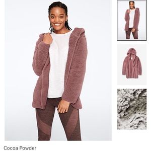 VS PINK Sherpa Cardigan